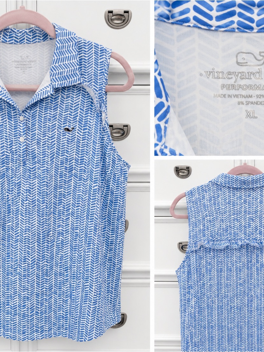 Vineyard Vines Blue and White Performance